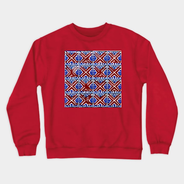 Union Jack Flag AI Design Crewneck Sweatshirt by Artiface